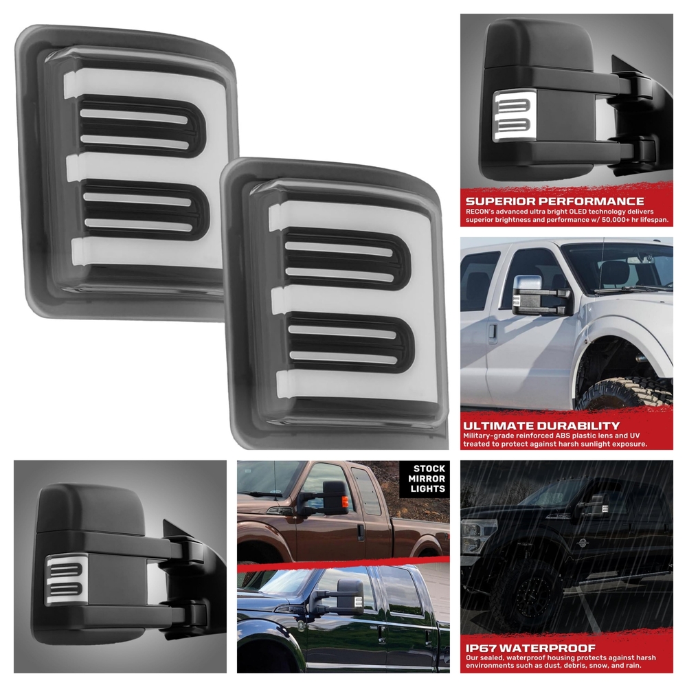 FORD^᪲᪲᪲ Side Mirror Lights (2pc Set)
